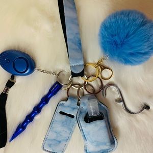 Blue Self Defense Keychain